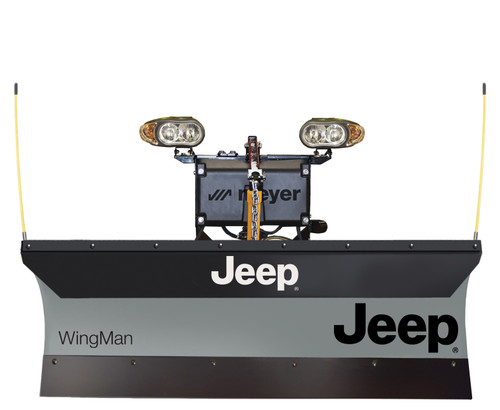 High-quality Meyer WingMan 6'8" Commercial-Grade Hydraulic Receiver Hitch Plow, Jeep Edition (78320) ideal for professional and personal use