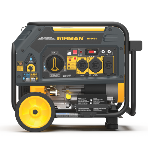 Experience the power and reliability of the Firman Dual Fuel Portable Generator 4550/3650W Electric Start CO Alert 50 ST CAN (H03654) with advanced technology, perfect for ideal for dual fuel portable generator 4550/3650w electric start co alert 50 st can (h03654) applications, 2 in performance and efficiency.