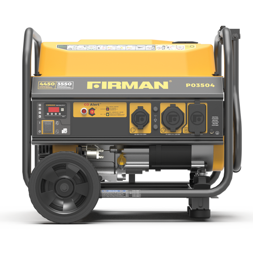 Experience the power and reliability of the Firman Gas Portable Generator 4550/3550W Recoil Start Wheel Kit and CO Shutoff 50 ST CAN (P03504) with advanced technology, perfect for ideal for gas portable generator 4550/3550w recoil start wheel kit and co shutoff 50 st can (p03504) applications, 12 in performance and efficiency.