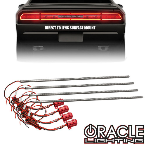 Detailed view of Oracle Lighting LED Afterburner Kit for 2008-2014 Dodge Challenger, Oracle Lighting LED Afterburner Kit for 2008-2014 Dodge Challenger in white background