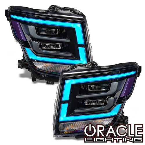 Detailed view of Oracle Lighting 2021-2024 Nissan Titan Headlight Kit, LED Driver Hubs of Oracle Lighting 2021-2024 Nissan Titan Headlight Kit, IP67 Wiring Adapters of Oracle Lighting 2021-2024 Nissan Titan Headlight Kit, Green variation of Oracle Lighting 2021-2024 Nissan Titan Headlight Kit, Box of Oracle Lighting 2021-2024 Nissan Titan Headlight Kit, Oracle Lighting 2021-2024 Nissan Titan Headlight Kit w/ RF Controller, Oracle Lighting 2021-2024 Nissan Titan Headlight Kit w/ 2.0 Controller, Oracle Lighting 2021-2024 Nissan Titan Headlight Kit w/ No Controller, Oracle Lighting 2021-2024 Nissan Titan Headlight Kit w/ BC1 Controller, Oracle Lighting 2021-2024 Nissan Titan Headlight Kit w/ Simple Controller
