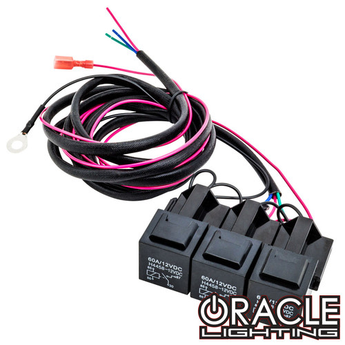 Oracle Lighting Automatic DRL ColorSHIFT® Harness in white background