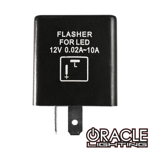 Close up view of Oracle Lighting 2 Pin LED Flasher Relay Module, Detailed view of Oracle Lighting 2 Pin LED Flasher Relay Module