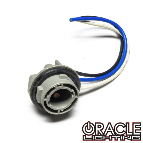 Front view of Oracle Lighting 1157 Bulb Replacement Socket, Detailed view of Oracle Lighting 1157 Bulb Replacement Socket, Back view of Oracle Lighting 1157 Bulb Replacement Socket
