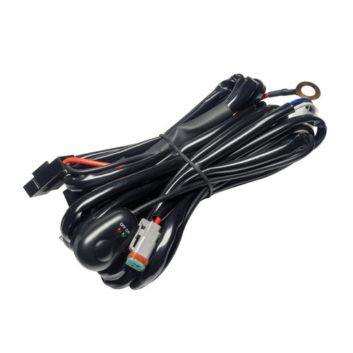 Oracle Lighting Switched LED Light Bar Wiring Harness with 2 Pin Deutsch Connector (2088-504)