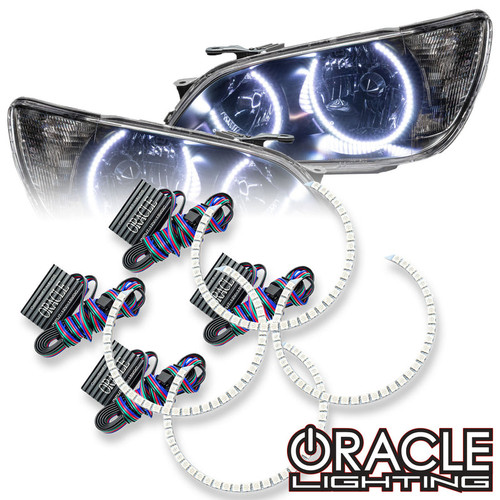 Detailed view of Oracle Lighting LED Headlight Halo Kit for 2001-2005 Lexus IS300, White variation of Oracle Lighting LED Headlight Halo Kit for 2001-2005 Lexus IS300, Oracle Lighting LED Headlight Halo Kit for 2001-2005 Lexus IS300 w/ RF Controller, Oracle Lighting LED Headlight Halo Kit for 2001-2005 Lexus IS300 w/ 2.0 Controller, Oracle Lighting LED Headlight Halo Kit for 2001-2005 Lexus IS300 w/ No Controller, Oracle Lighting LED Headlight Halo Kit for 2001-2005 Lexus IS300 w/ BC1 Controller, Oracle Lighting LED Headlight Halo Kit for 2001-2005 Lexus IS300 w/ Simple Controller, Front view of Oracle Lighting LED Headlight Halo Kit for 2001-2005 Lexus IS300, Oracle Lighting LED Headlight Halo Kit for 2001-2005 Lexus IS300 in use, Close up view of Oracle Lighting LED Headlight Halo Kit for 2001-2005 Lexus IS300