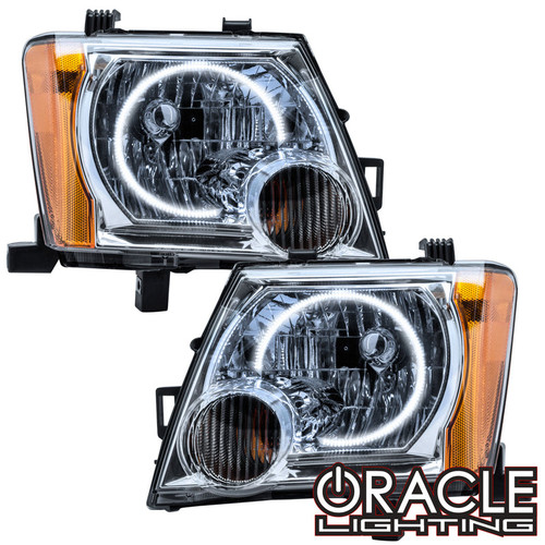 Front view of Oracle Lighting LED Halo Kit for 2005-2014 Nissan Xterra, White variation of Oracle Lighting LED Halo Kit for 2005-2014 Nissan Xterra, Red variation of Oracle Lighting LED Halo Kit for 2005-2014 Nissan Xterra, ColorSHIFT® - w/ RF Controller of Oracle Lighting LED Halo Kit for 2005-2014 Nissan Xterra, ColorSHIFT® - w/ 2.0 Controller of Oracle Lighting LED Halo Kit for 2005-2014 Nissan Xterra, ColorSHIFT® - w/ No Controller of Oracle Lighting LED Halo Kit for 2005-2014 Nissan Xterra, ColorSHIFT® - w/ BC1 Controller of Oracle Lighting LED Halo Kit for 2005-2014 Nissan Xterra, ColorSHIFT® - w/ Simple Controller of Oracle Lighting LED Halo Kit for 2005-2014 Nissan Xterra, Oracle Lighting LED Halo Kit for 2005-2014 Nissan Xterra in white background