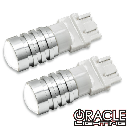 Front view of Oracle Lighting 3157 5W CREE LED Reverse Light Bulbs, Detailed view of Oracle Lighting 3157 5W CREE LED Reverse Light Bulbs, Oracle Lighting 3157 5W CREE LED Reverse Light Bulbs Diagram, Close up view of Oracle Lighting 3157 5W CREE LED Reverse Light Bulbs