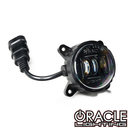 Front view of Oracle Lighting 60mm Low Beam LED Emitter, Oracle Lighting 60mm Low Beam LED Emitter  in white  background, Back view of Oracle Lighting 60mm Low Beam LED Emitter , Parts of Oracle Lighting 60mm Low Beam LED Emitter, Diagram of Oracle Lighting 60mm Low Beam LED Emitter