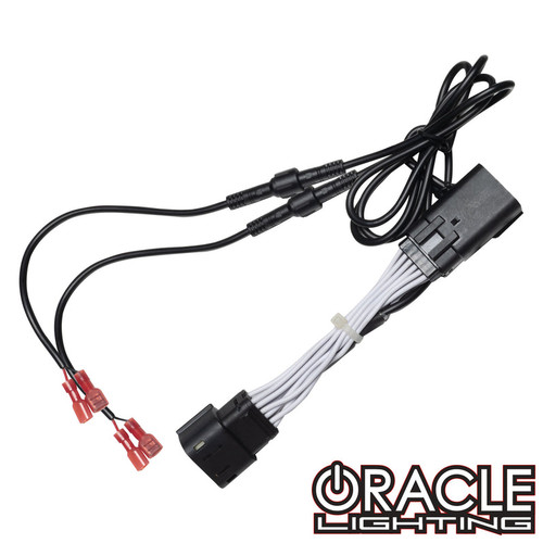 Front view of Oracle Lighting Plug & Play Wiring Adapter for Wrangler JL Reverse Lights, Oracle Lighting Plug & Play Wiring Adapter for Wrangler JL Reverse Lights on white background