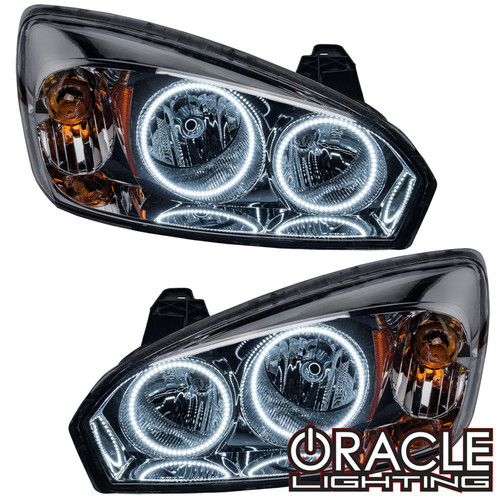 Detailed view of Oracle Lighting Malibu Pre-Assembled Headlights, Oracle Lighting Malibu Pre-Assembled Headlights in white background, Back view of Oracle Lighting Malibu Pre-Assembled Headlights, White variant of Oracle Lighting Malibu Pre-Assembled Headlights, Red variant of Oracle Lighting Malibu Pre-Assembled Headlights, Oracle Lighting Malibu Pre-Assembled Headlights w/ RF Controller, Oracle Lighting Malibu Pre-Assembled Headlights w/ 2.0 Controller, Oracle Lighting Malibu Pre-Assembled Headlights w/ No Controller, Oracle Lighting Malibu Pre-Assembled Headlights w/ BC1 Controller, Oracle Lighting Malibu Pre-Assembled Headlights w/ Simple Controller