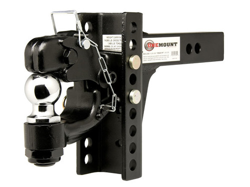 OneMount Pintle Kit featuring a 2-inch ball, suitable for 10k towing.