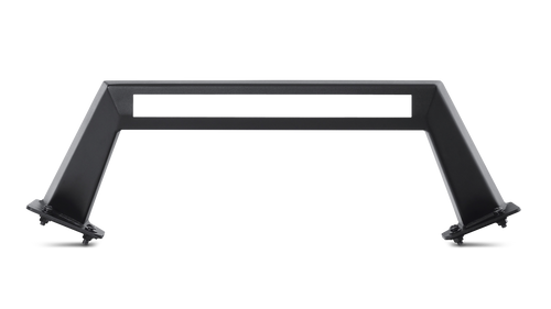 Front view of Body Armor 2018-2024 Jeep Wrangler JL & Gladiator JT Fabricated Grill Guard Bolt On, Side view of Body Armor 2018-2024 Jeep Wrangler JL & Gladiator JT Fabricated Grill Guard Bolt On