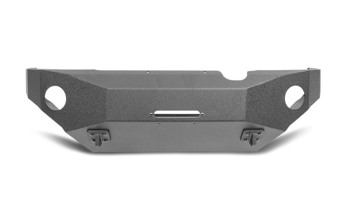 Body Armor 2012-2015 Toyota Tacoma Front Winch Bumper (TC-19336) in White Background, Side view of Body Armor 2012-2015 Toyota Tacoma Front Winch Bumper (TC-19336), Body Armor 2012-2015 Toyota Tacoma Front Winch Bumper (TC-19336) Used in a Vehicle