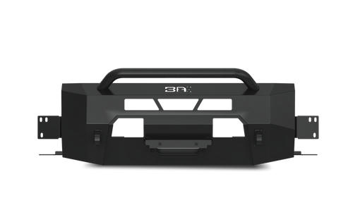 Front view of Toyota Tundra Hiline Front Winch Bumper, Toyota Tundra Hiline Front Winch Bumper in white background, Side view of Toyota Tundra Hiline Front Winch Bumper