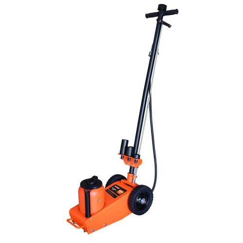 Front view of AutoSport 50 Ton Spring Return Air Truck Jack, Adapters of AutoSport 50 Ton Spring Return Air Truck Jack