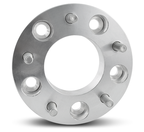 Front view of Mr. Lugnut Billet 5-Lug Wheel Spacer 5x127 to 5x127 1.25 Inch Thick 83.8mm (WA01-7373)
