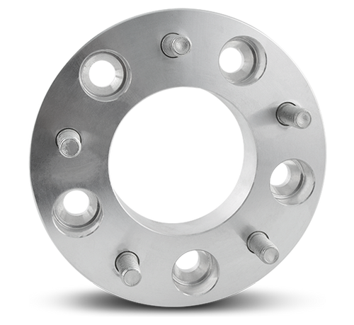 Close up view of Mr. Lugnut Billet 5-Lug Wheel Adapter 5x139.7 to 5x135 1.50 Inch Thick 78mm (WA01-8535)