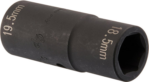 Grey Pneumatic 1/2" Dr. 18.5mm x 19.5mm Damaged Lug Socket (2189D)