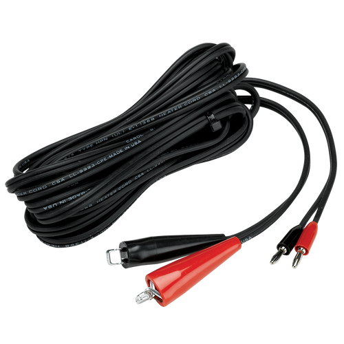 AutoMeter 10-Foot External Volt Leads in white background