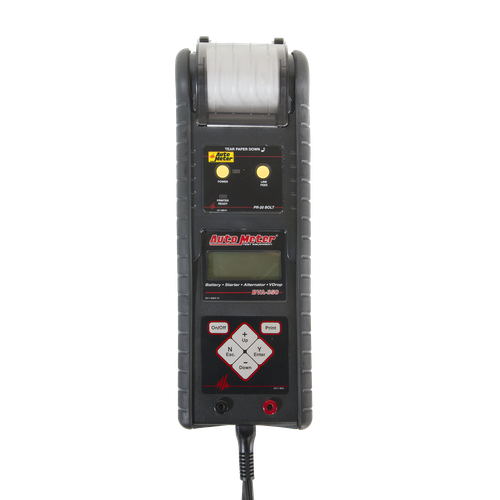 AutoMeter BVA-350 Intelligent Handheld Analyzer w/ Bolt Printer in white background