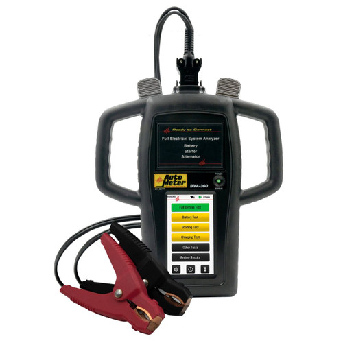 Front view of AutoMeter Hand-Held Battery & Electrical System Tester