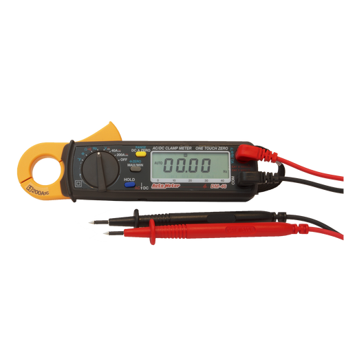 Front view of AutoMeter AC/DC Current Clamp Meter, High Resistance