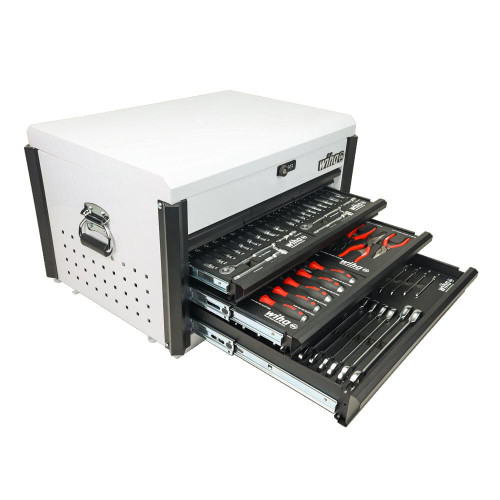 Wiha 147-Piece Bench Top Tool Chest Kit, White (91880) | JB Tools