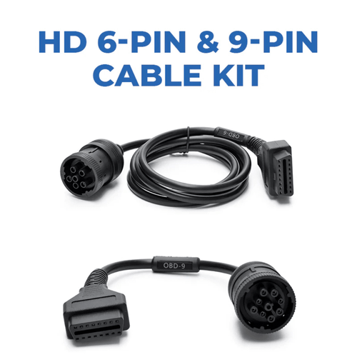 TopDon Hd 6-Pin & 9-Pin Diagnostic Connector Cable Kit (HDCABKIT)