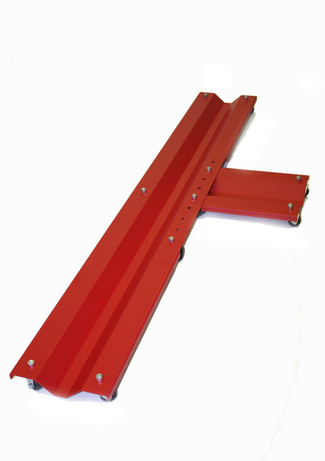 Merrick Cycle Dolly for easy motorcycle movement and secure positioning in garages