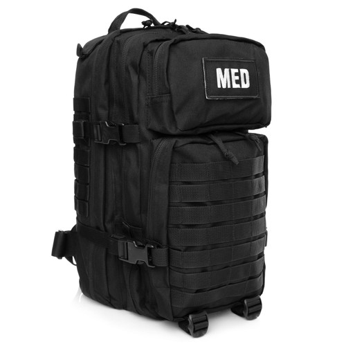 Swiss Link Rapid Response Bag, all-in-one medical first-aid backpack, portable emergency medkit, professional-grade first-aid gear, lightweight and compact medkit for emergencies.