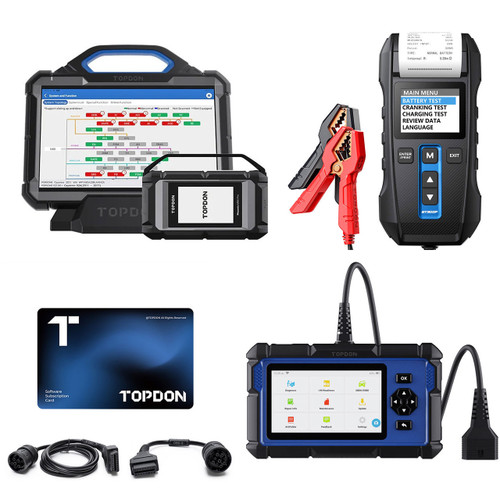 TOPDON Phoenix Max Advanced Automotive Diagnostic Scanner (TD52110063) + Free Tools