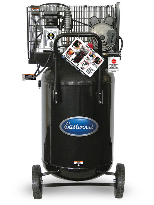 Eastwood 29 Gallon Single Stage Air Compressor in white background