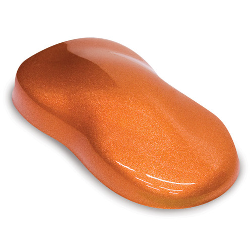 Detailed view of Eastwood Malibu Sunset Metallic Orange Urethane