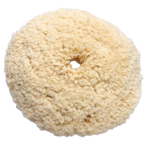 Detailed view of Eastwood Concours 8 Inch Wool Buffing Pad - Coarse, Eastwood Concours 8 Inch Wool Buffing Pad - Coarse in packaging