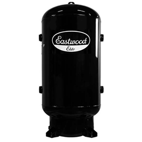 Front view of Eastwood Elite 80 Gallon Auxiliary Air Compressor Tank