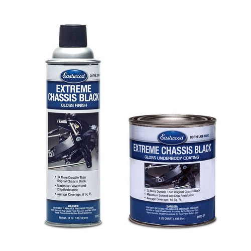 Eastwood Extreme Chassis Black High Gloss/Satin Spray Paint Aerosol 14 oz (11172Z, 11175Z)