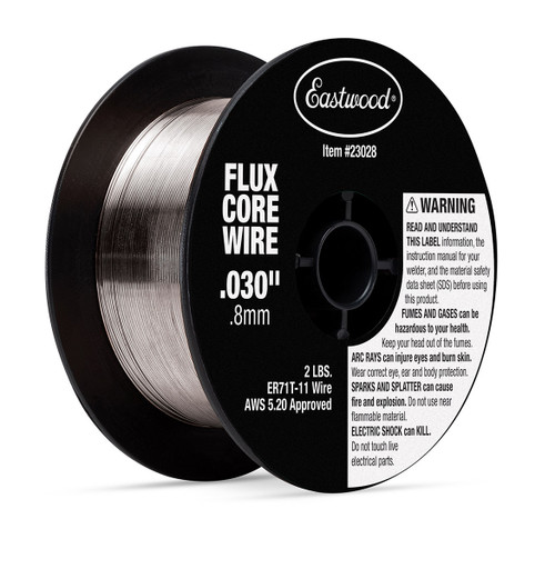 Detailed view of Eastwood Flux Core Wire 0.030in - 2lb - 4 Inch Spool Welding Wire