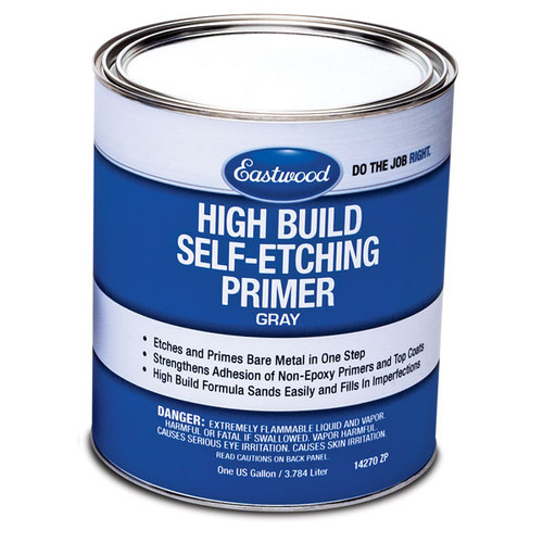 Eastwood High Build Self Etching Primer Gray Gallon in white background