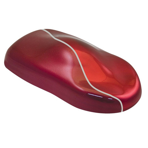 Detailed view of Eastwood HotCoat® Powder Coat Translucent Red High Gloss Finish