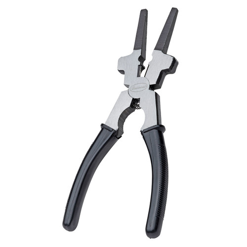 Eastwood MIG Welding Pliers in white background, Eastwood MIG Welding Pliers being used
