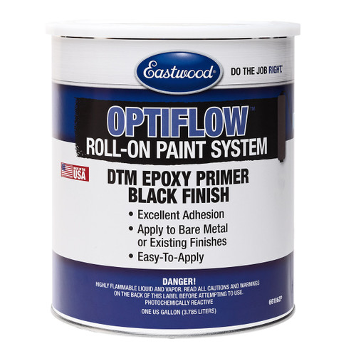 Close-up of Eastwood Optiflow DTM Epoxy Primer