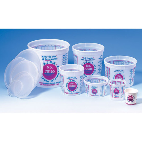 Front view of Eastwood Paint Mixing Cup Set