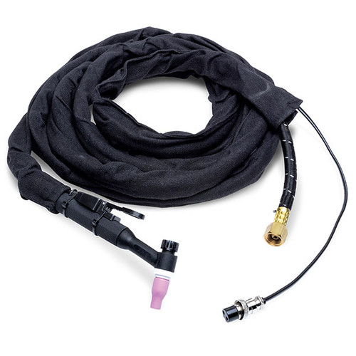 Replacement Mini (#9) TIG Torch Metal Plug Assembly in white background