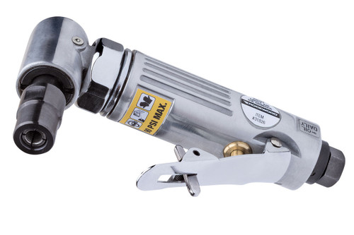 Detailed view of the Rockwood® Right Angle Air Die Grinder, Rockwood® Right Angle Air Die Grinder Up Close, Rockwood® Right Angle Air Die Grinder Handle