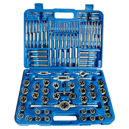 HHIP 110 PIECE #4-3/4" & M6-18 HIGH SPEED STEEL TAP & DIE SET (1011-0110)
