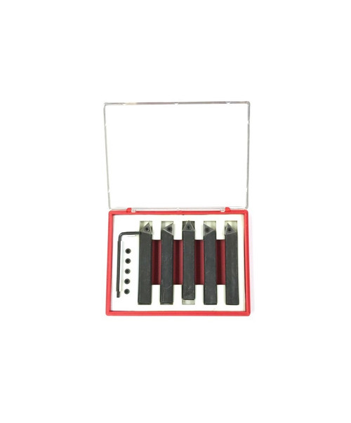HHIP 3/8" 5 PIECE INDEXABLE CARBIDE TURNING TOOL SET (2003-0002)