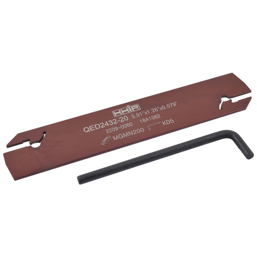 HHIP 5.91 X 1.26 X 0.079" RIGHT HAND EXTERNAL CUT-OFF & GROOVING BLADE (2209-0060)