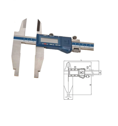 HHIP DASQUA 0-600MM/0-24" IP54 DIGITAL CALIPER WITH UPPER JAW  (2710-1113)