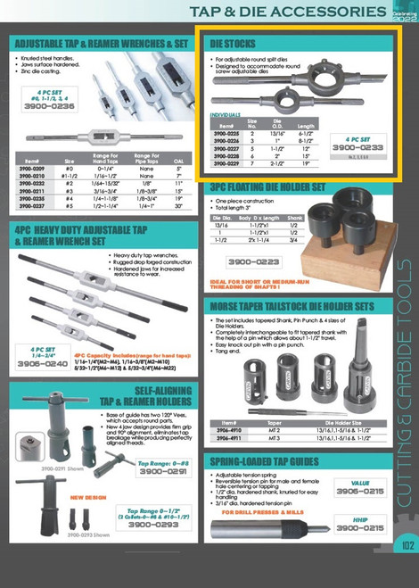 HHIP 2" NO. 6 DIE STOCK (3900-0228)